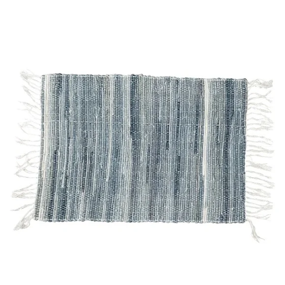 Denim Chindi Style Rug - Picture 1 of 8
